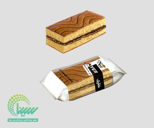 کیک لایه ای شفاف